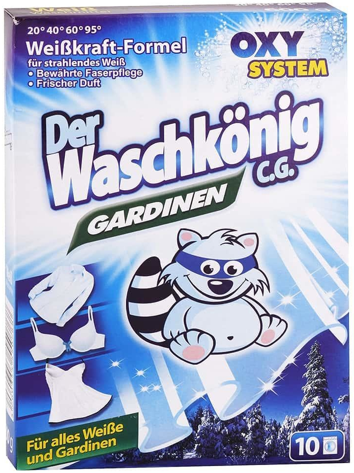 Waschkönig prací prášek na bílé prádlo a záclony 600 g 10 PD