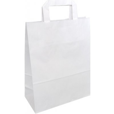 DEKOS taška papírová 22 10x28cm bílá