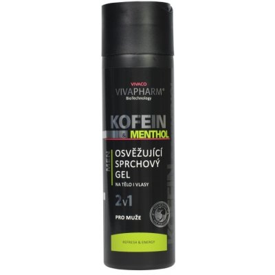 Vivapharm Men Kofeinový sprchový gel 2v1 s mentholem 200 ml