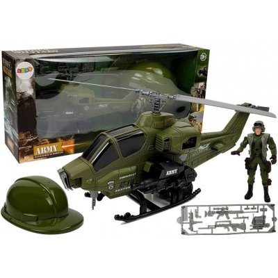 Lean Toys Vojenský set Helicopter Soldier Helma – Hledejceny.cz