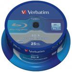 Verbatim BD-R 25GB 6x, cakebox, 25ks (43837) – Zboží Živě
