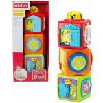 Mikro trading Pyramida kostky Zvířátka s posuvnými okénky – Zbozi.Blesk.cz