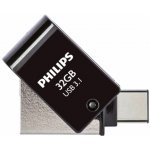 Philips 2 in 1 OTG 32GB USB 3.1 + USB C Midnight Black FM32DC152B/00 – Sleviste.cz