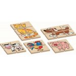 Teddies Kubus Pyramida skládanka mořská zvířátka – Hledejceny.cz