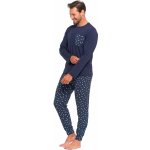 Moraj PDM5400-008 pánské pyžamo dlouhé tm.modré – Zboží Dáma