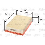 Vzduchový filtr VALEO 585186 – Hledejceny.cz