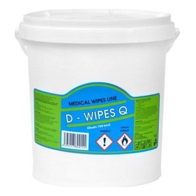 D-WIPES Zvlhčené dezinfekční utěrky Medical wipes line 700 ks – Zbozi.Blesk.cz