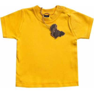 Babybugz Kojenecké tričko žluté krátký rukáv – Zbozi.Blesk.cz