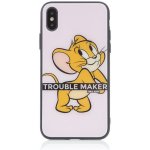 Pouzdro AppleMix Tom a Jerry Apple iPhone Xs Max - vétržník Jerry - skleněné - růžové – Hledejceny.cz