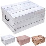 M.A.T. box úložný 51 x 37 x 24 cm s víkem, karton mix dekorů – Sleviste.cz