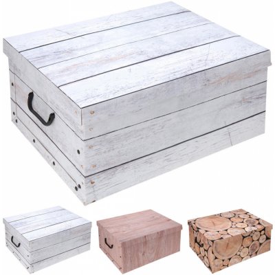 M.A.T. box úložný 51 x 37 x 24 cm s víkem, karton mix dekorů – Hledejceny.cz