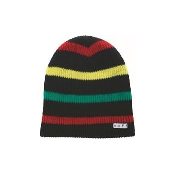 Neff čepice Daily Stripe black Rasta