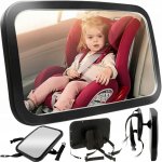 Retoozrcátko pro pozorování dítěte 19 cm x 30 cm černé – Zboží Dáma