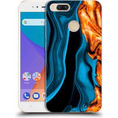 Pouzdro Picasee silikonové Xiaomi Mi A1 Global - Gold blue čiré