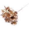 Květina Prima-obchod Umělá větvička metalická s glitry, barva 2 zlatá