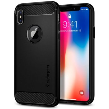 Pouzdro Spigen Rugged Armor Apple iPhone X černé