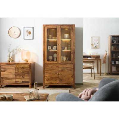 Bighome Ancona 100x45x200 cm Palisandr hnědá lakovaná – Hledejceny.cz
