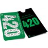 Příslušenství k cigaretám V-Syndicate Drtička kreditní karta 420 Zelená