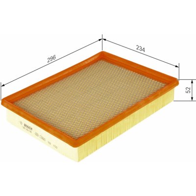 Vzduchový filtr BOSCH 1 987 429 193 – Zboží Mobilmania