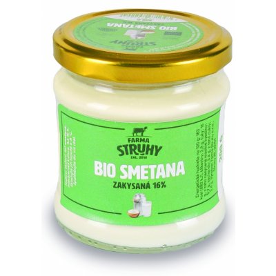 BIO zakysaná smetana 16%, 200 g – Sleviste.cz