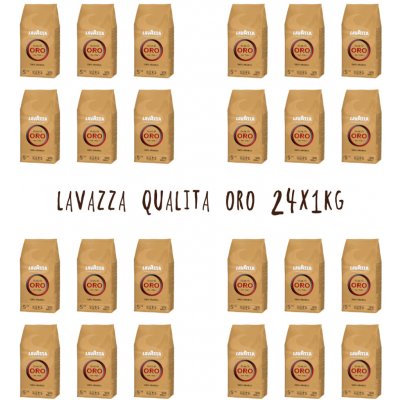 Lavazza Qualità Oro zrnková 24 x 1 kg – Hledejceny.cz