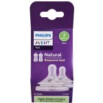 Philips Avent savička Natural Response 2 novorozenecký průtok 2 ks transparentní – Zboží Dáma