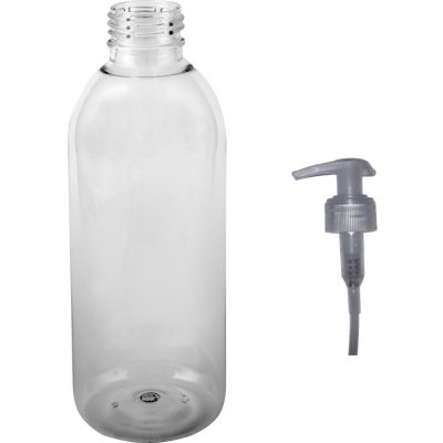 Tera plastová lahvička čirá s transparentní pumpičkou Tera 300 ml – Zboží Dáma