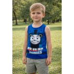 Setino chlapecké letní tílko Mašinka Tomáš modré – Sleviste.cz