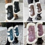 Kentucky Kamaše šlachovky Bamboo Elastic 88102 beránkem hnědé – Zboží Dáma