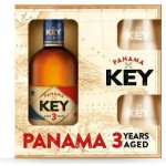 Key Rum Panama 3y 38% 0,7 l (dárkové balení 2 sklenice) – Hledejceny.cz