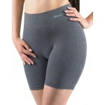 Gina 03019P Boxerky vyšší bamboo kouřová bílá – Zboží Dáma