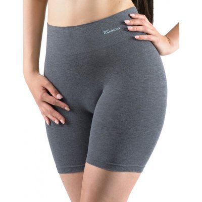 Gina 03019P Boxerky vyšší bamboo kouřová bílá – Zboží Dáma