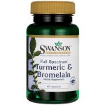 Swanson Turmeric a Bromelina 60 kapslí – Hledejceny.cz