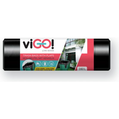Vigo LDPE zavazovací 31 µm 160 l 10ks černé – Zboží Dáma