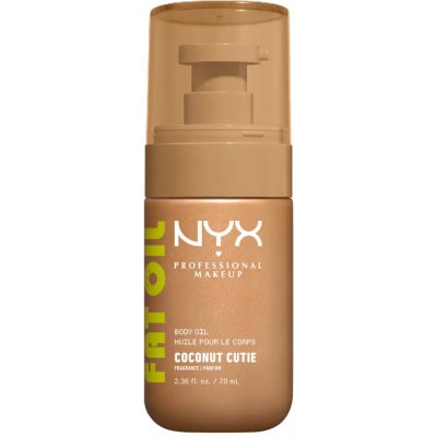 NYX Professional Makeup Fat Oil Body vyživující tělový olej dodávající hydrataci a lesk s vůní Coconut Cutie 70 ml – Zboží Dáma