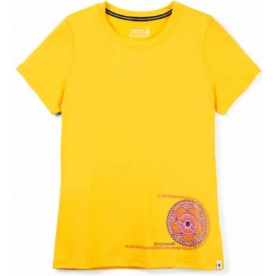 Smartwool Dámské tričko Merino Sport 150 Crankset Short Sleeve Mango Sorbet – Hledejceny.cz