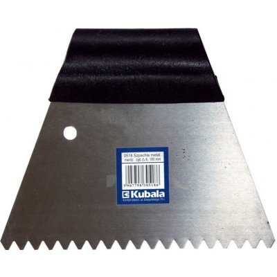 KUBALA Ozubená stěrka nerez 180 mm zub 6 mm (0518) – Hledejceny.cz