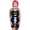 Dámské šaty Too Fast Phases of the moon Pentagram Harness