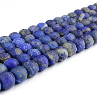 Přírodní lapis lazuli - matný - ∅ 8 mm - 1 ks – Zboží Mobilmania