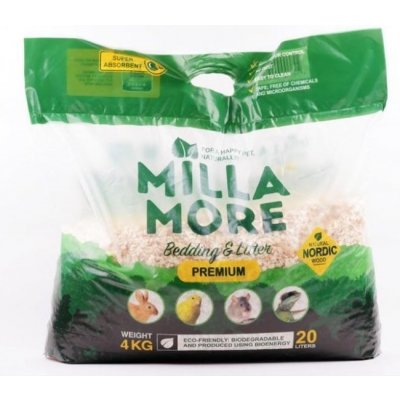 MillaMore Podestýlka štěpky osika Premium 4 kg 20 l – Zboží Dáma