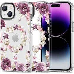 Pouzdro TECH-PROTECT MAGMOOD MAGSAFE IPHONE 15 ROSE FLORAL