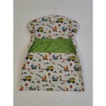 Pro útulný domov kapsář na ramínko + pytlík na bačkůrky Stavební stroje se zelenou – Sleviste.cz