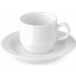 Lilien Šálek s podšálkem bílý Aqua 110 ml – Hledejceny.cz