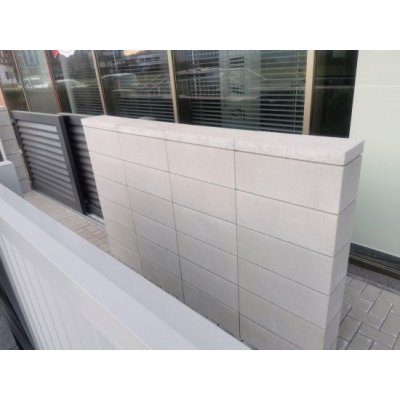 VC plotová tvárnice BERYL (50x19x20cm) - šedá – Zboží Mobilmania