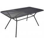 ROJAPLAST Zahradní stůl PATIO černá, 160x90 cm – Hledejceny.cz