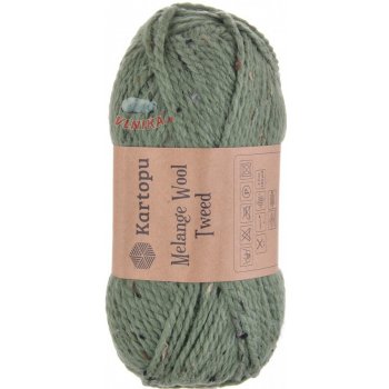 Příze Vlnika-Kartopu Melange Wool Tweed M1380