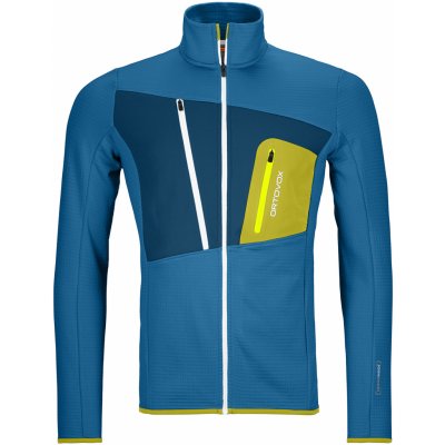 Ortovox Fleece Grid Jacket M heritage blue – Zboží Mobilmania