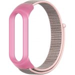 Xiaomi Nylon - Mi Band 5/6 náhradní náramek na suchý zip Růžová průhledná MBSCZ-5N015 – Hledejceny.cz