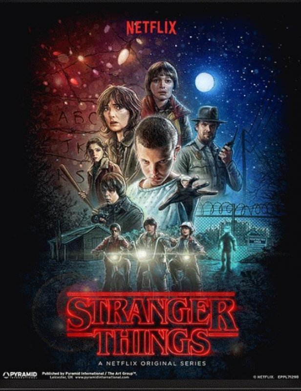 Stranger Things : 3d Obraz Logo Stranger Things 3d Obraz (s Rámem 