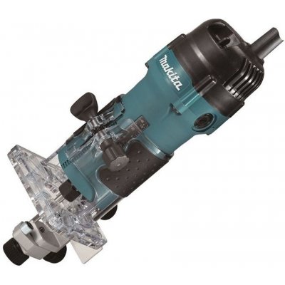 Makita Jednoruční horní frézka Makita 3711 - 530W, 6mm, 1.5kg – Zboží Mobilmania